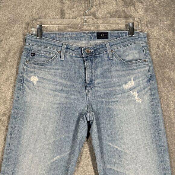 AG Adriano Goldschmied Jeans Womens 4 28" Blue Skinny Fading Everyday Casual - Picture 4 of 11